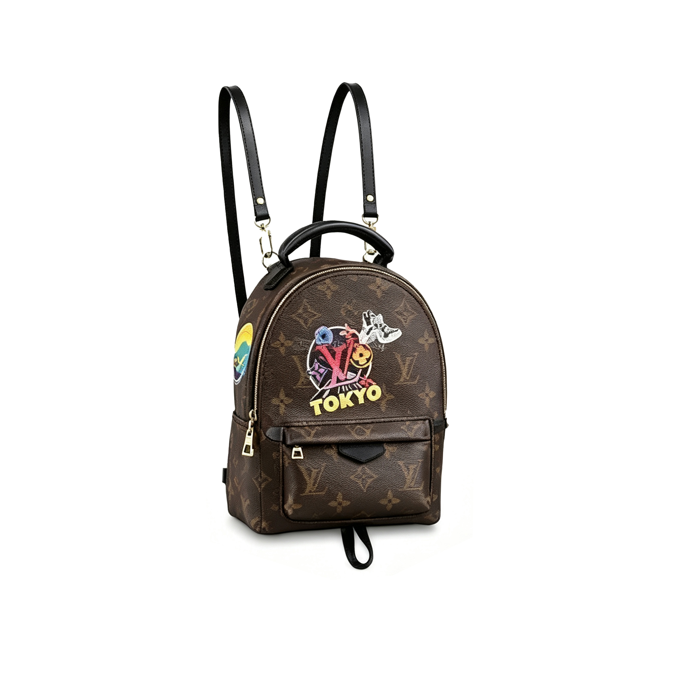 LOUIS VUITTON MY WORLD TOUR PALM SPRINGS MINI BACKPACK (22*15*9cm)